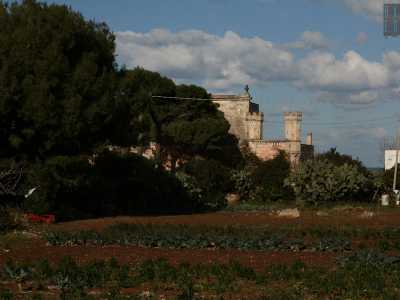 Unico fra tutti � invece quello che sembra essere un vero e proprio castello affacciato sul mare, circondato da alte mura e torri merlate e avvolto da maestosi alberi e fichi d�india